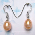 925 Silver Drop Freshwater Pearl Earrings (ER1441)